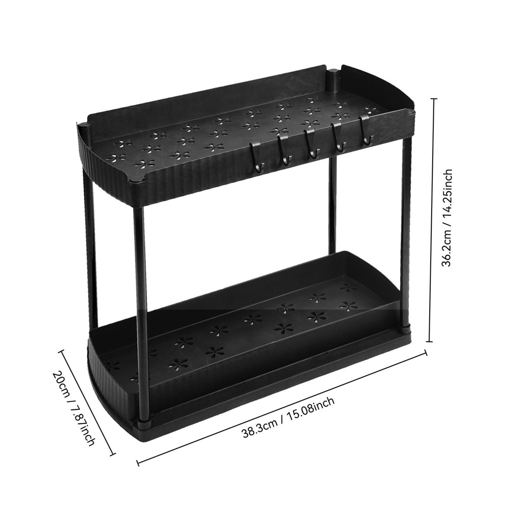 Foldable Pull‑Out Storage Basket – Kitchen & Bathroom