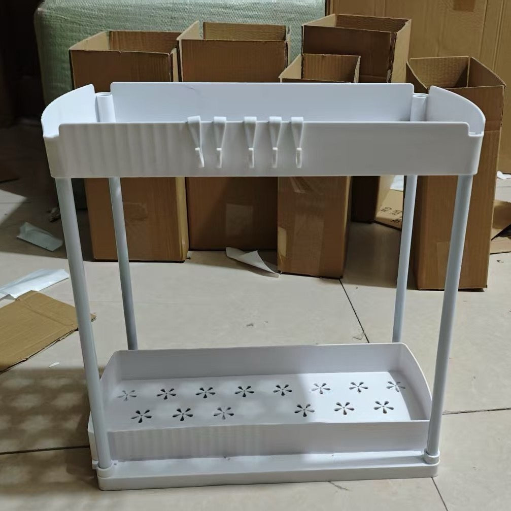 Foldable Pull‑Out Storage Basket – Kitchen & Bathroom